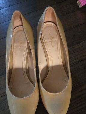 Cole Haan Patent Leather Almond Toe Pumps